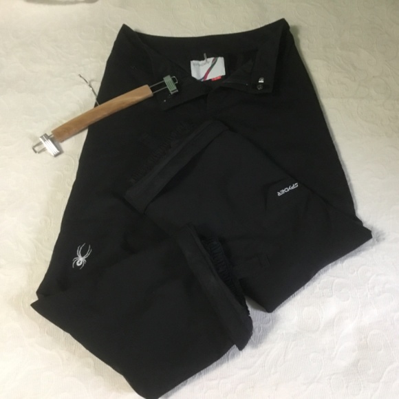 Spyder Black Thinsulate Ski Snowboard Winter Pants Women’s Size 6 - Picture 2 of 5